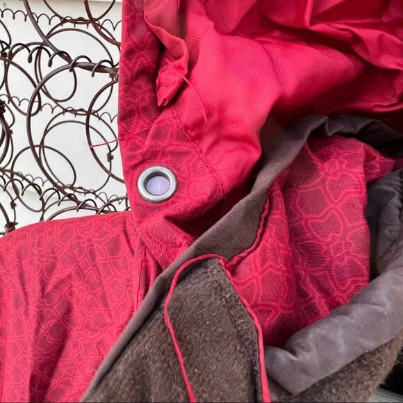 Columbia Interchange 3 in 1 red winter ski coat jacket - Picture 4 of 8